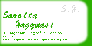 sarolta hagymasi business card